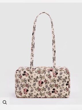 Floral Character Print Cream Shoulder Bag